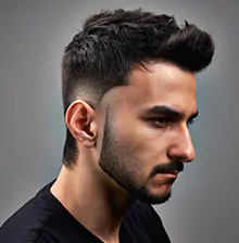 Mallet style haircut